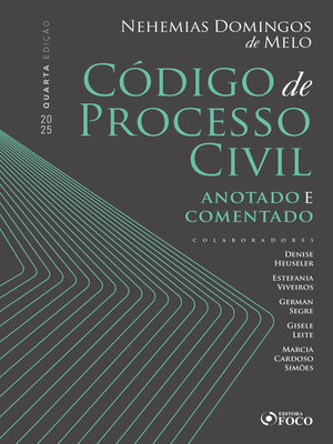 cover image of Código de Processo Civil--Anotado e Comentado--4ª Ed--2025